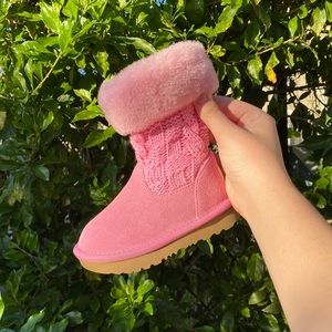 NWT Ugg Toddler Juniper Cuffed Sweater Boots